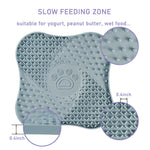 food grade silicone lick mat with suction