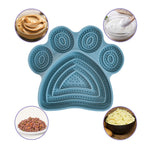 large paw lick mat bowl for dogs with suction