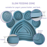 large paw lick mat bowl for dogs with suction