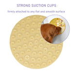 dog honeycomb lick mat with suctions and 4 functions zones