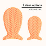 silicone fish lick mat for cats