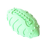 rubber squeaky rugby ball for dogs