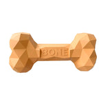 rubber dog bone chew toy | dog food stuff toy