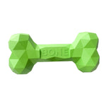 rubber dog bone chew toy | dog food stuff toy