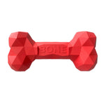 rubber dog bone chew toy | dog food stuff toy